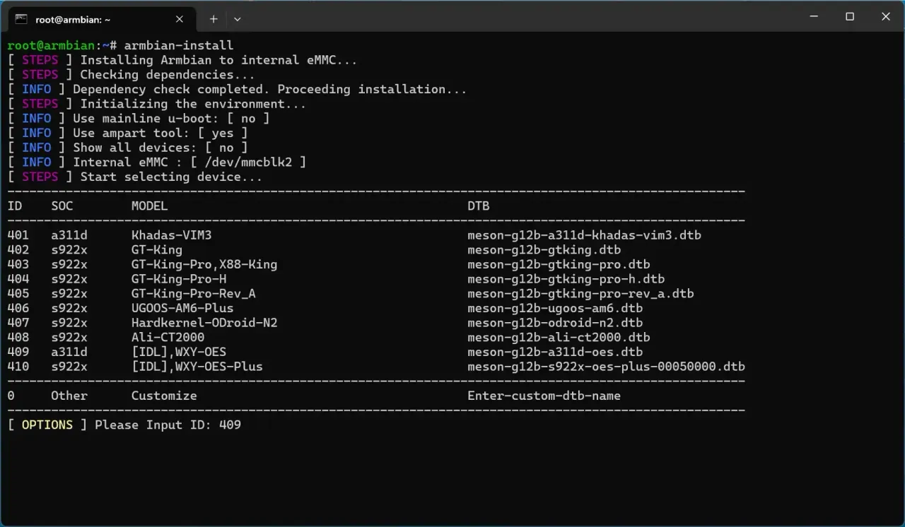 开始安装Armbian — 配图 32